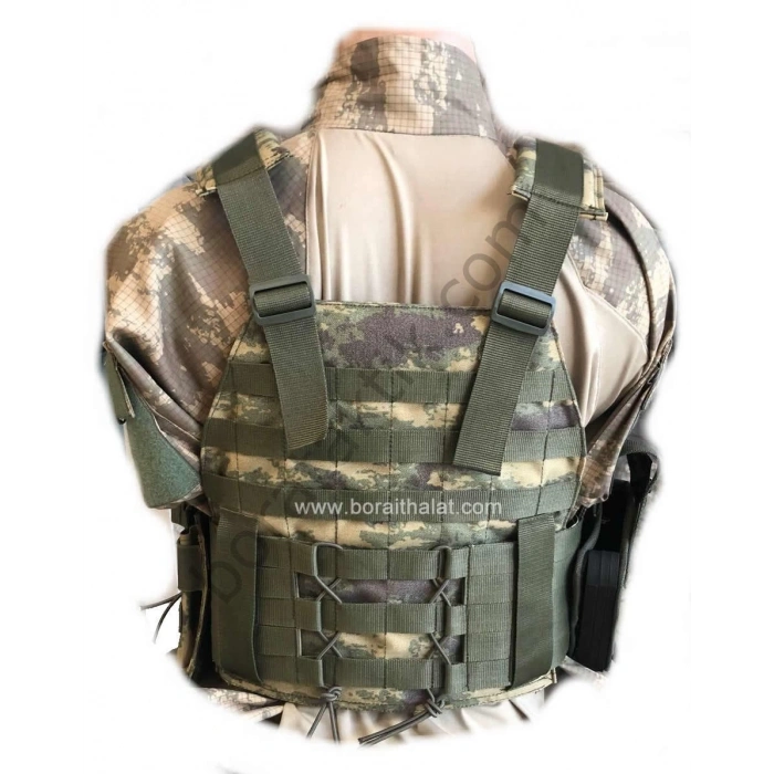 Hücum Yeleği MPT76 Tabancalıklı Göbek Üstü 7,62 5,56 (Plakalıklı)