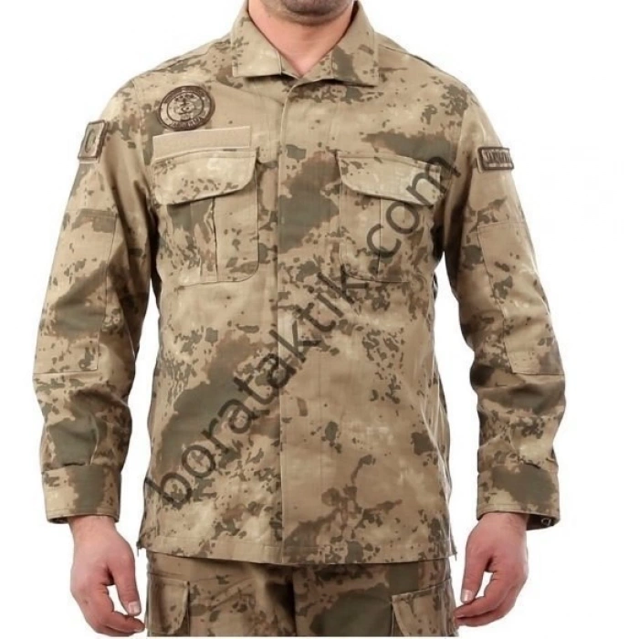Jandarma Kamuflaj ORJİNAL UZUNKOL Gömlek