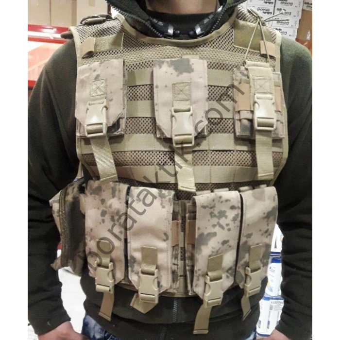 Jandarma Yeni Tip G3 HK33 Hücum Yeleği (Plakalıklı)