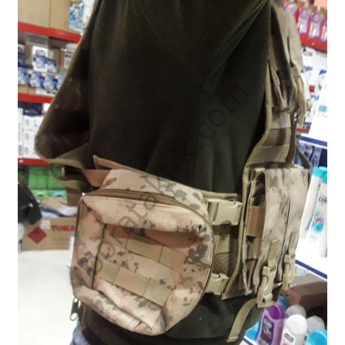 Jandarma Yeni Tip G3 HK33 Hücum Yeleği (Plakalıklı)