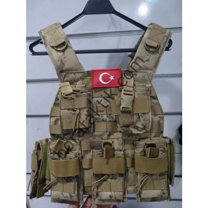 Jandarma Yeni Tip Hücum Yeleği HK33 G3 AK47  (Plakalıklı)