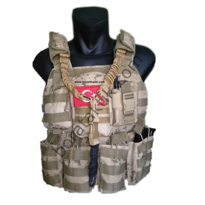 Jandarma Yeni Tip Hücum Yeleği HK33 MPT76 G3 AK47 (Plakalıklı)