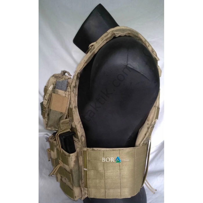 Jandarma Yeni Tip Mpt76 Hücum Yeleği (Plakalıklı) Kapaklı