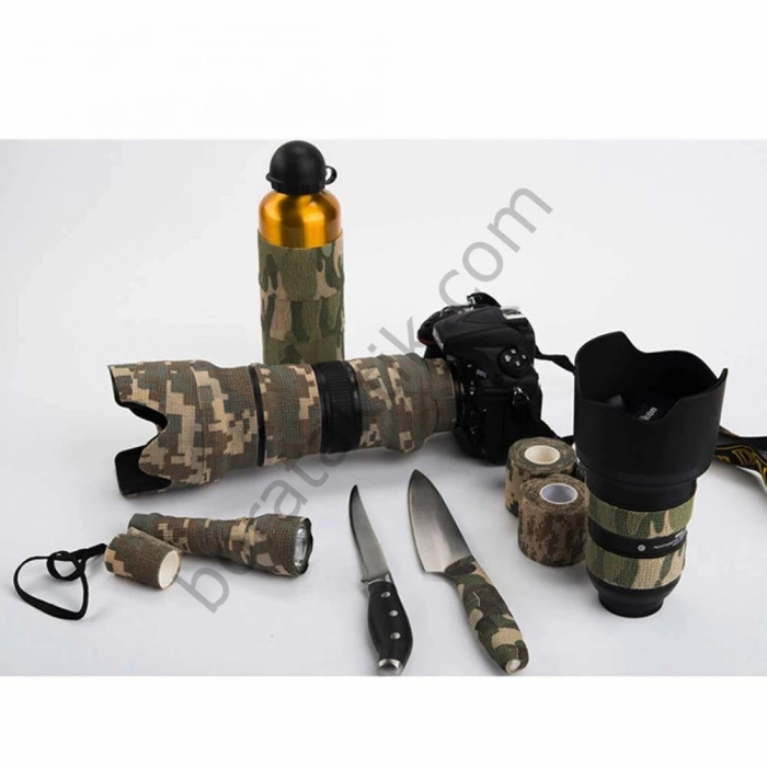 Kamuflaj Bant 5m Likralı