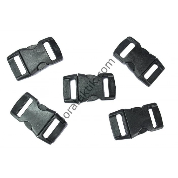 Kask Çene Kayışı Plastik Klipsi 2 ad 19mmx36mm