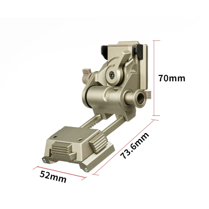 TV/BIN3 Çift Tüplü Binoküler Gece Görüş Gözlüğü Bağlantı Aparatı metal,Kask Gece Görüş Bağlantı Aparatı Metal