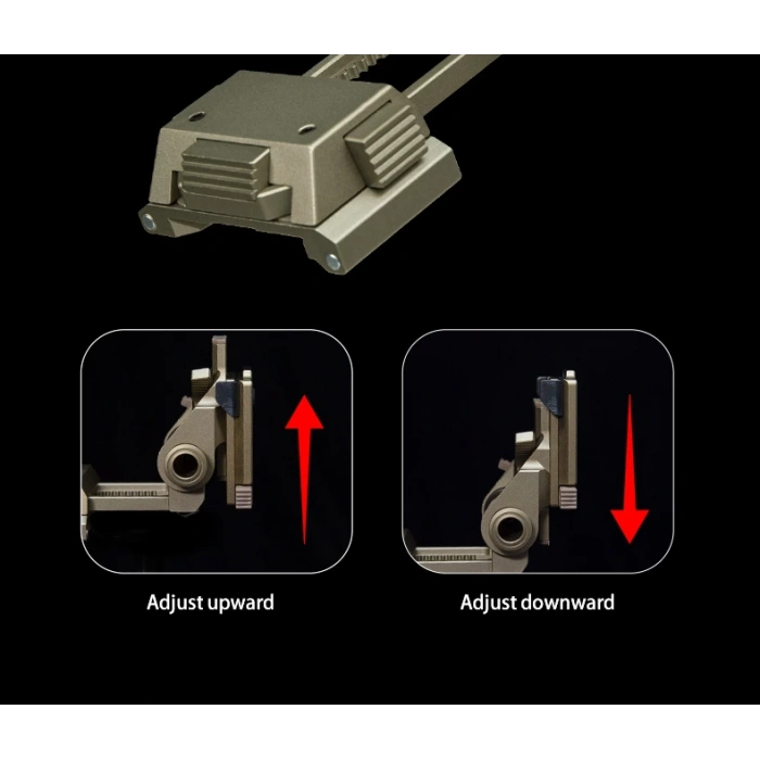 TV/BIN3 Çift Tüplü Binoküler Gece Görüş Gözlüğü Bağlantı Aparatı metal,Kask Gece Görüş Bağlantı Aparatı Metal