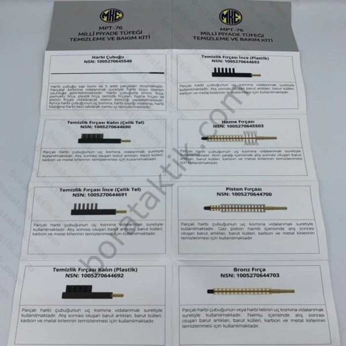 Kcr 5.56 Harbi Seti,Kcr Temizlik seti, kcr 5.56 Bakım Kiti Orjinal