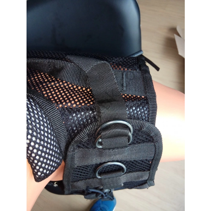 Keleş Hücum Yeleği 6 Lı Fileli Fermuarlı Siyah (Plakalıklı)