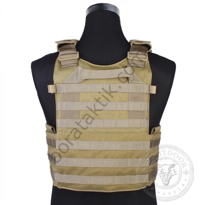 Kısa Hücum Yeleği Military İthal (Plakalıklı)