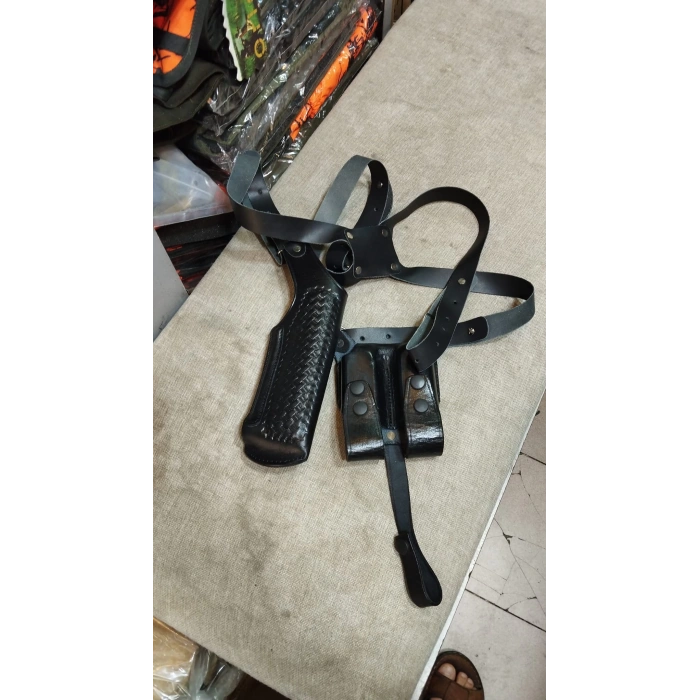 Koltukaltı Tabanca Kılıfı Deri ve Şarjörlük