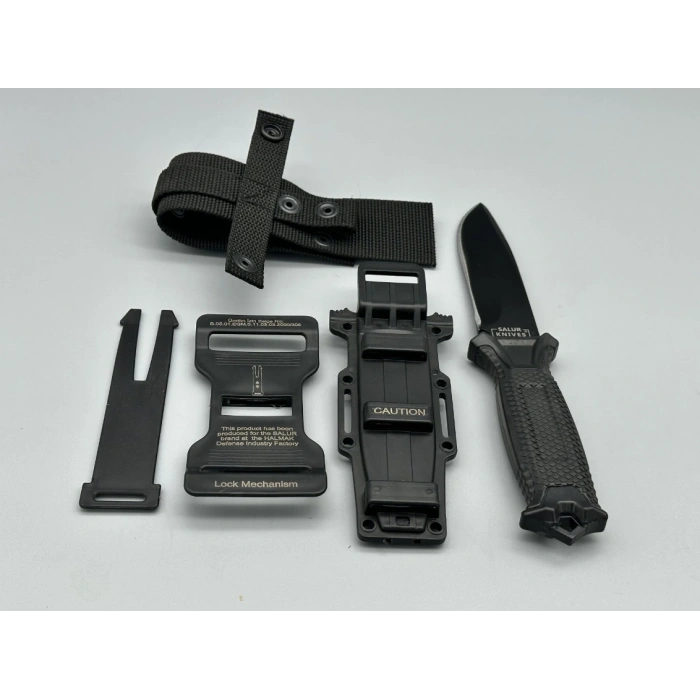 Komando Ve Avcı Bıçağı Çöl Renk Plastik Kılıflı