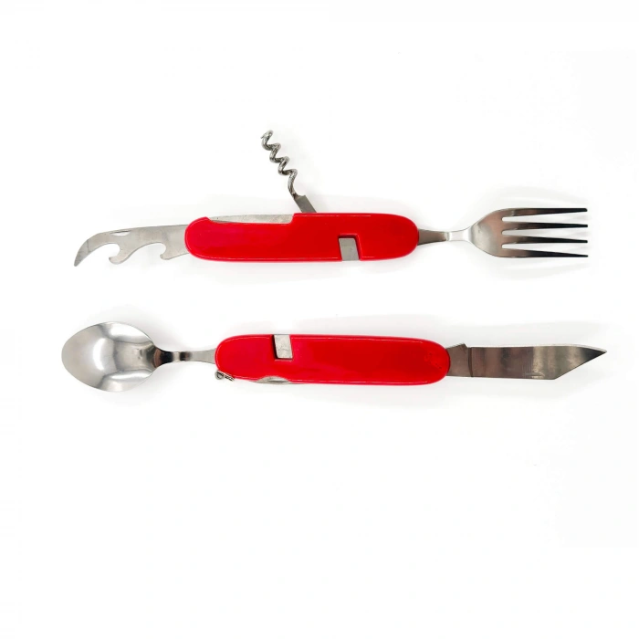 Kumanya Çatal-Kaşık-Bıçak Seti Büyük Katlanabilir