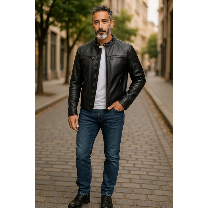 Kurşun Geçirmez Deri Mont 3a Seviye Borataktik