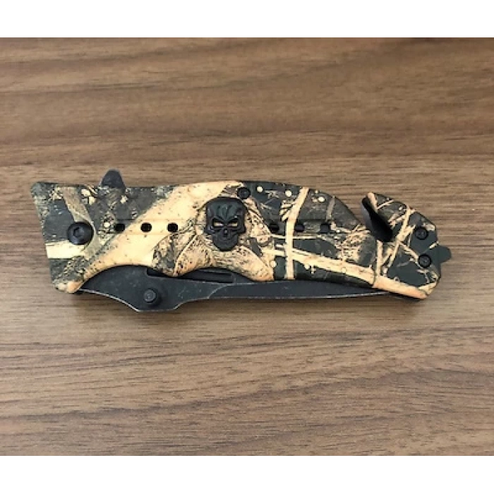 Lanmark Çöl Kamuflaj Kurukafa Bıçak 20 Cm