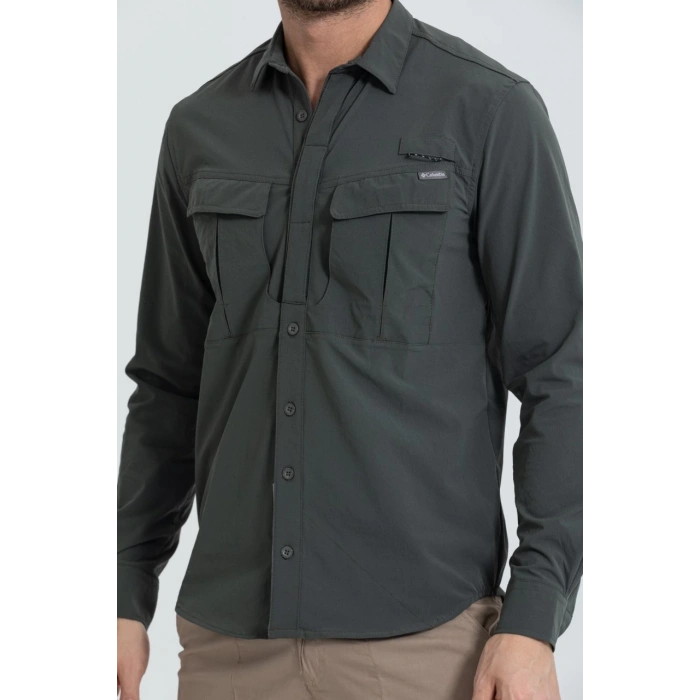 Likralı Olimpos TAKTİK KORUMA GÖMLEĞİ Outdoor Gömlek Cascades Explorer Haki