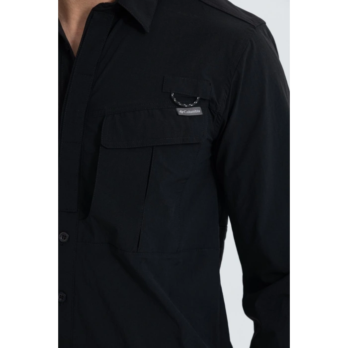 Likralı TAKTİK KORUMA GÖMLEĞİ Siyah Olimpos kumaş Outdoor Gömlek