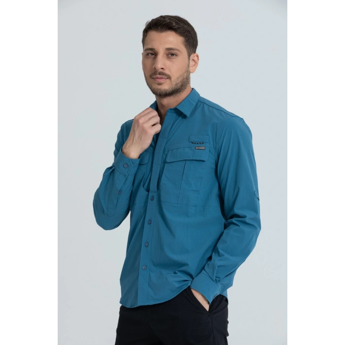 Likralı Olimpos TAKTİK KORUMA GÖMLEĞİ Outdoor Gömlek Cascades Explorer Turkuaz