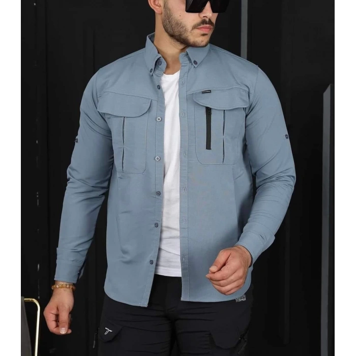 Likralı TAKTİK KORUMA GÖMLEĞİ Outdoor Taktik Gömlek CORDOBA Likralı Kumaş