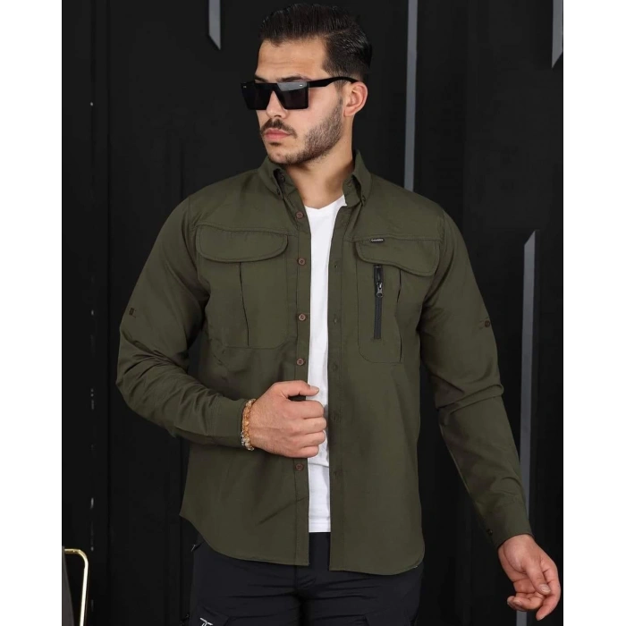 Likralı TAKTİK KORUMA GÖMLEĞİ Outdoor Taktik Gömlek CORDOBA Likralı Kumaş