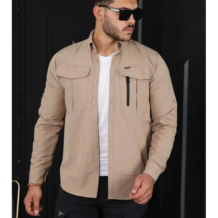 Likralı TAKTİK KORUMA GÖMLEĞİ Outdoor Taktik Gömlek CORDOBA Likralı Kumaş