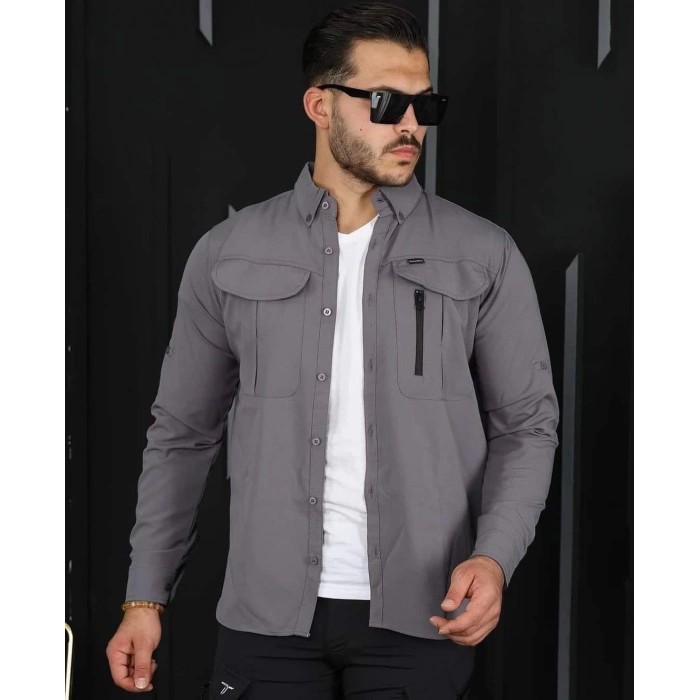 Likralı TAKTİK KORUMA GÖMLEĞİ Outdoor Taktik Gömlek CORDOBA Likralı Kumaş