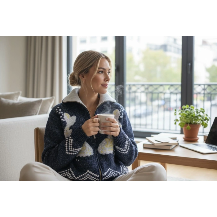 Louis Vuitton Bayan Kurşun Geçirmez 3a Seviye Boğazlı Kazak