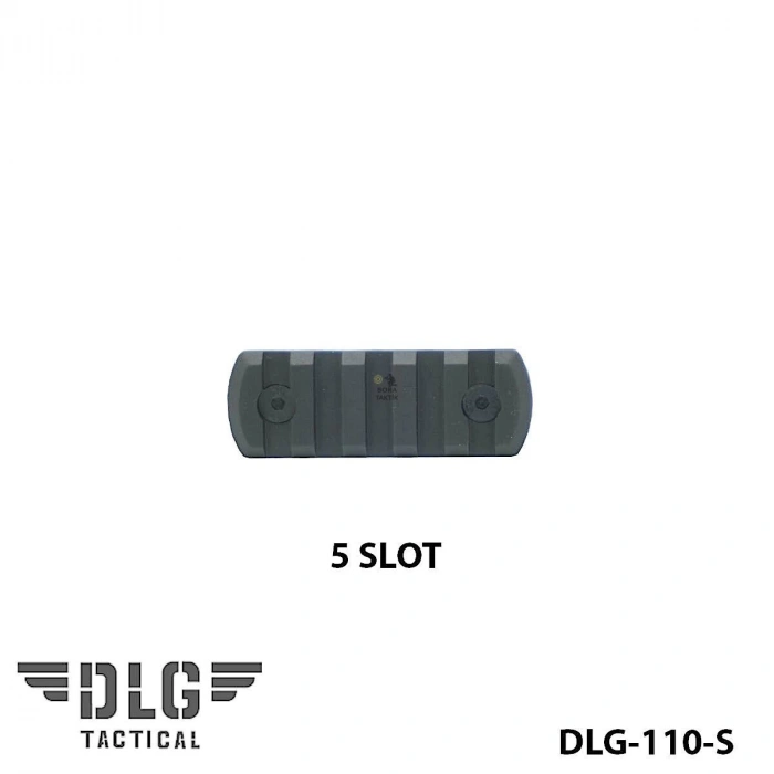 M-LOK POLYMER RAIL 5 SLOT DLG-110-S Siyah