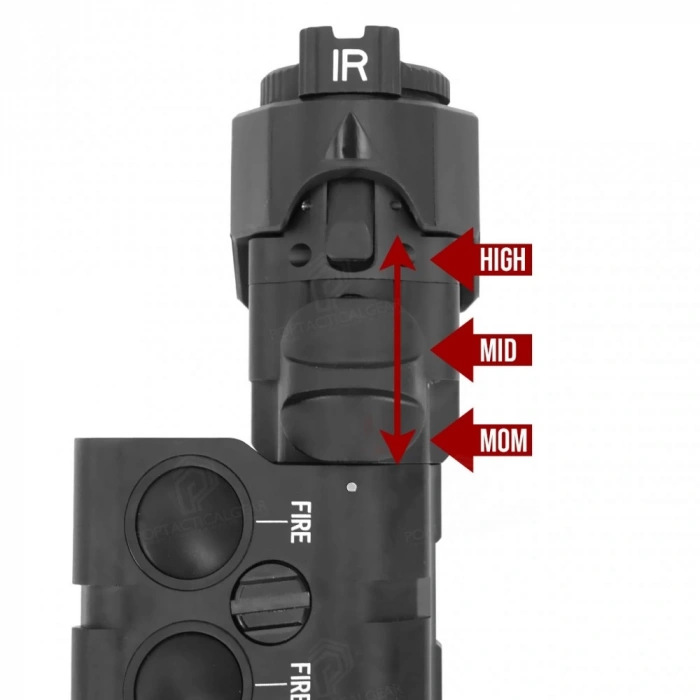 MAWL-C1+ Metal KASA -FENER YEŞİL LAZER -VIS LED/VIS LAZER/IR LAZER/IR LED Lazer İşaretleyici Airsoft