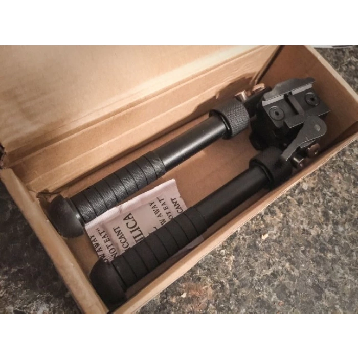 Metal Atlas Bipod 360 Derece Dönebilir Teleskopik Hareketli Çatal Ayak-ORJİNAL ASKERİ ÜRÜN