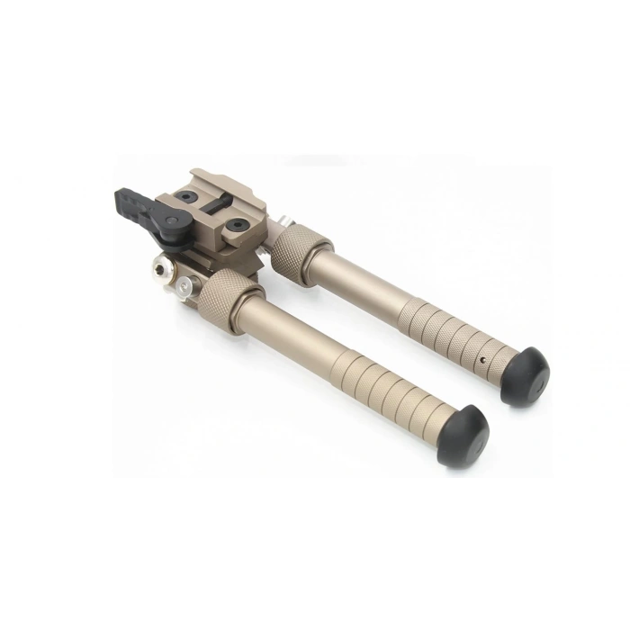 Metal Atlas Bipod 360 Derece Dönebilir Teleskopik Hareketli Çatal Ayak Çöl Renk-ORJİNAL ASKERİ ÜRÜN