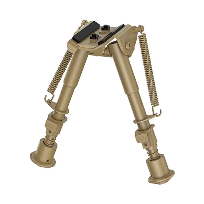 Metal Yaylı Bipod Teleskopik Hareketli Harris ÇatalAyak Çöl Renk