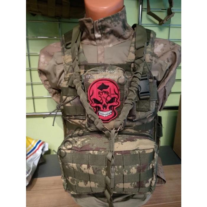 MG3 Hücum Yeleği ,Bixi Hücum Yeleği 100lü (Plakalıklı)