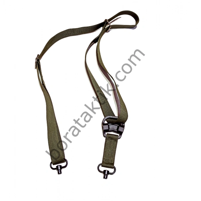 MPT 55/76 Yeşil Askı Kayışı QD Çift Nokta Basçıkar Adaptörlü İthal