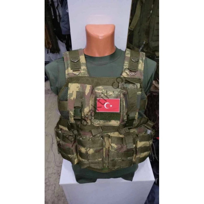 MPT-HK-G3 Piyade Tsk Hücum Yeleği Fileli (Plakalıklı) Yeni