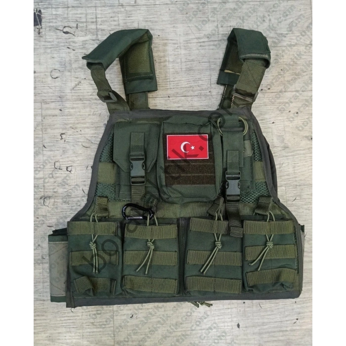 MPT76 G3 Hücum Yeleği HAKİ (Plakalıklı)