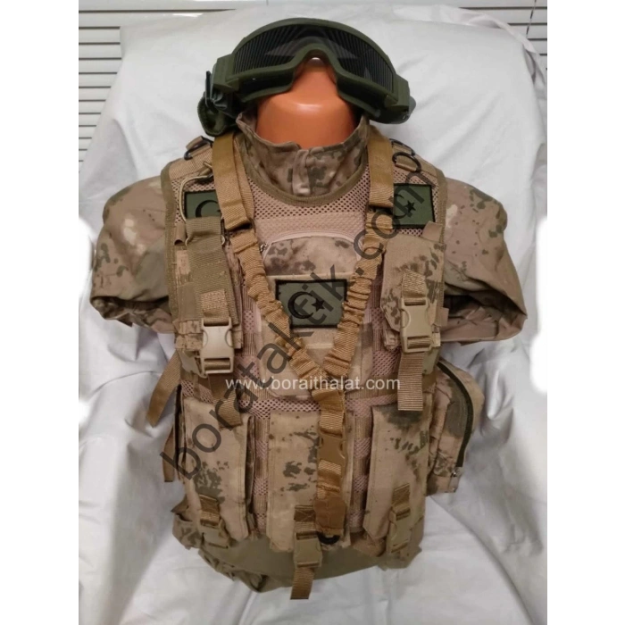MPT76 Hücum Yeleği Göğüs Çantalı (Plakalıklı)