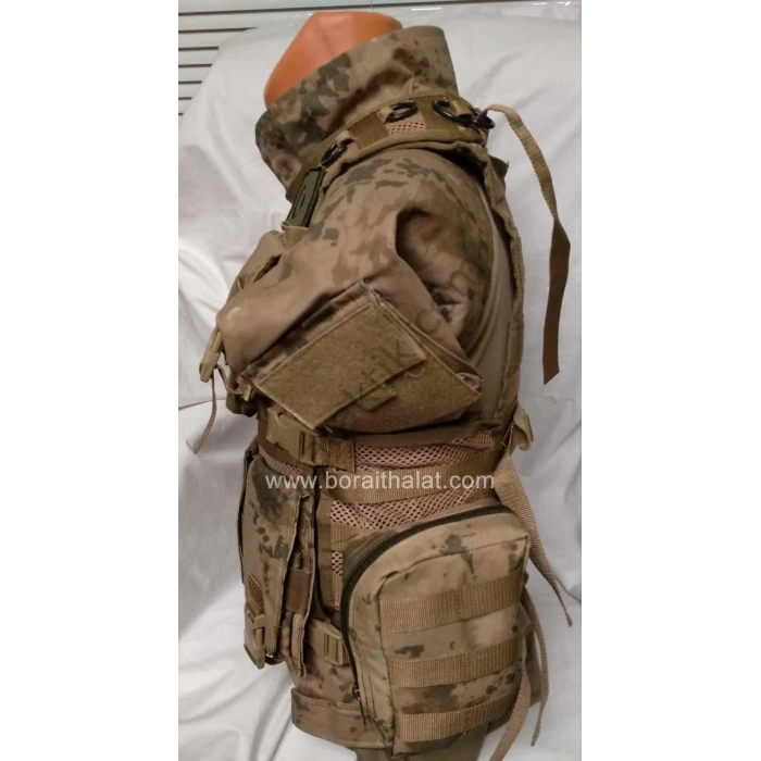 MPT76 Hücum Yeleği Göğüs Çantalı (Plakalıklı)