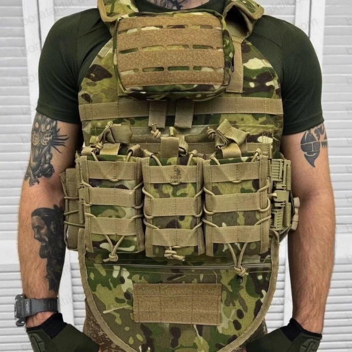 Multicam Vest Hücum Yeleği Yeşil HK33 Mpt76 MPT55 Ak47