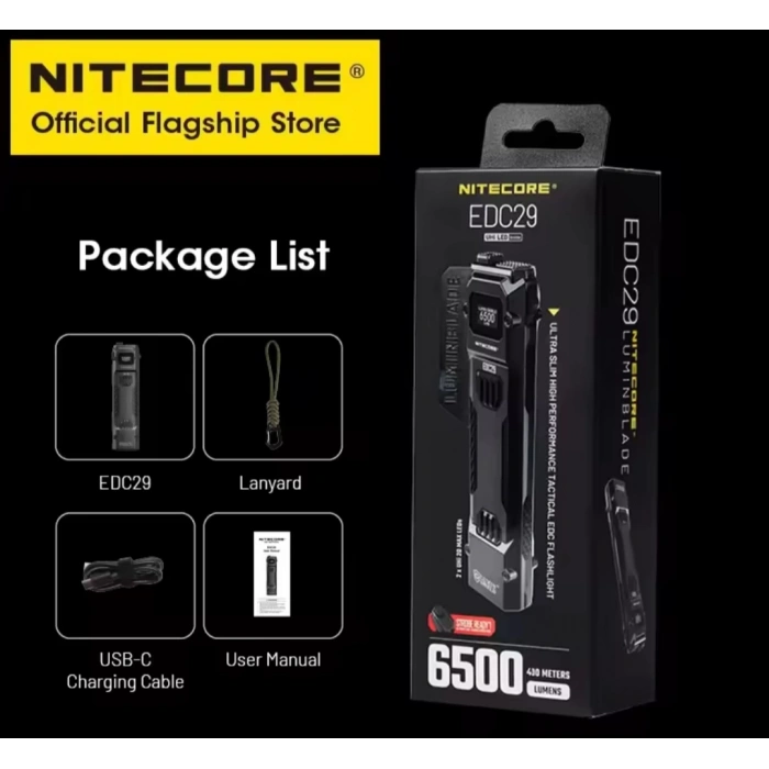 NITECORE EDC29 6500 LUMEN EL FENERI