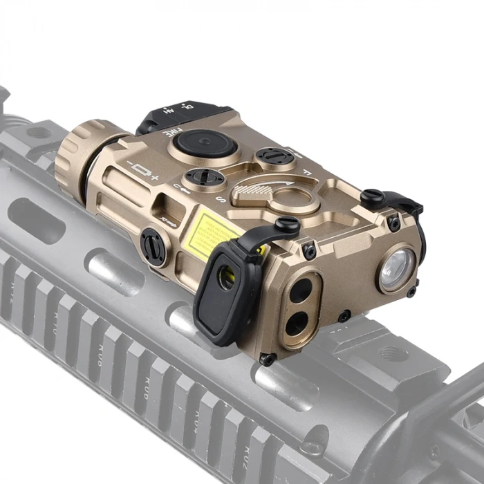 OGL EOTECH REPLICA METAL LASER + FLASHLIGHT WIRED CHARGEABLE BATTERY, Tactical OGL Laser Sight for Airsoft Lazer Pointer Made of Metal CNC