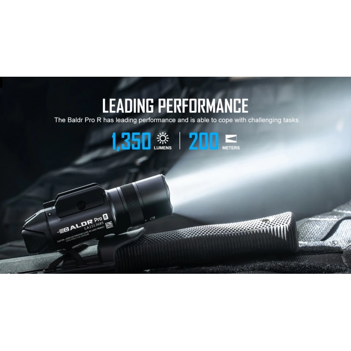 OLIGHT BALD R PRO R Gold Renk 1350 LÜMEN TAKTİK TABANCA FENERİ ORJINAL