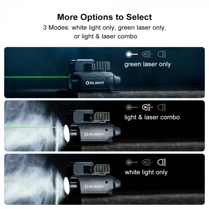 OLIGHT Baldr Mini 600 Lümen Yeşil Lazerli Profesyonel Silah Fener ve Lazeri Siyah OLIGHT Baldr Mini 600 Lümen Yeşil Lazerli Profesyonel Silah Fener ve Lazeri Siyah Orjinal