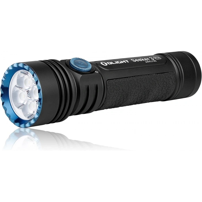 OLIGHT Seeker 3 Pro LED el feneri, 4200 lümen, 250 metre, son derece parlak el feneri, 5 aydınlatma modu, 15 güne kadar USB ile şarj edilebilir, güçlü el feneri, kamp, macera için (siyah) [Enerji Sınıfı A] ORJİNAL