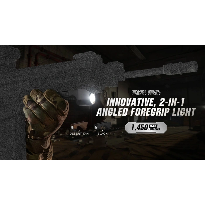 Olight Sigurd 1450 Lumen 250m Original Black Color