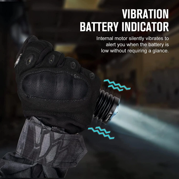 OLIGHT Warrior X 3 2500 Lumens Rechargeable Tactical Flashlight 560 Meters Beam Distance, High-Performance Magnetic Charging Flashlight with Dual Buttons for Outdoor Rescue, Hunting, Search