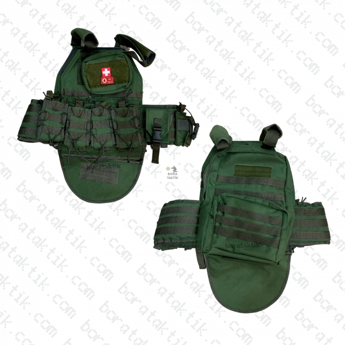 Olive Vest Hücum Yeleği Yeşil HK33 Mpt76 MPT55 Ak47