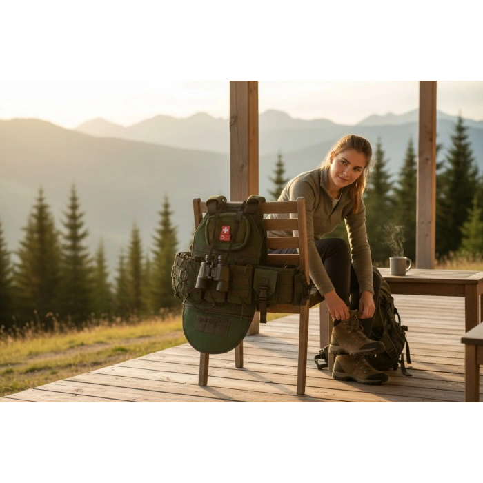 Olive Vest Hücum Yeleği Yeşil HK33 Mpt76 MPT55 Ak47