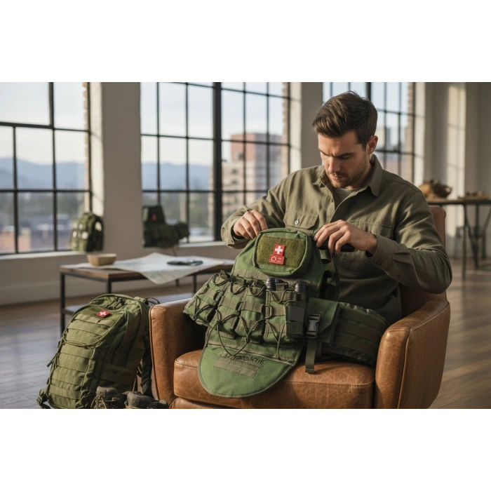 Olive Vest Hücum Yeleği Yeşil HK33 Mpt76 MPT55 Ak47