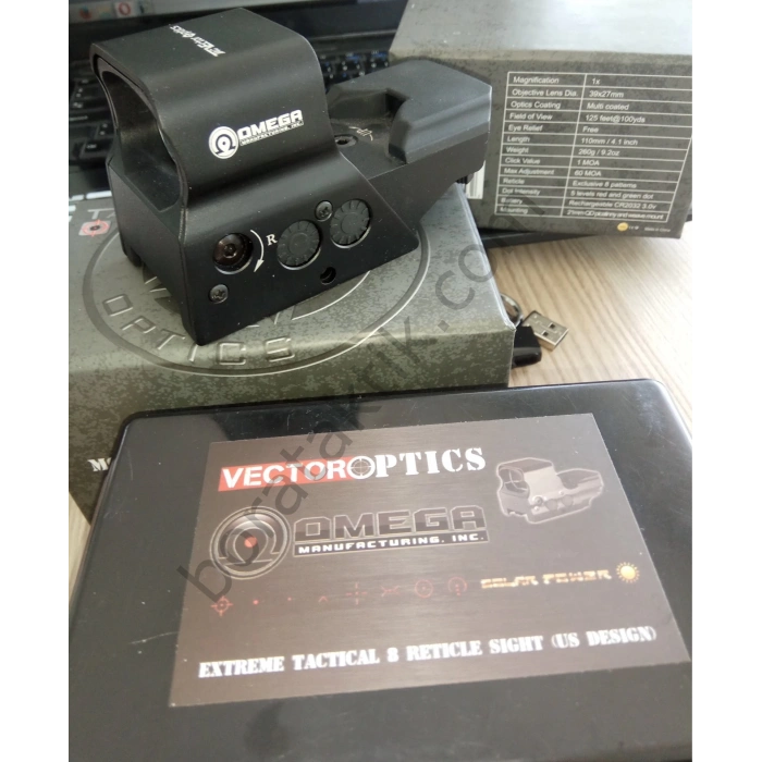 Omega 8 Retikıl Hedef İşaretleyici Reddot Nişangah